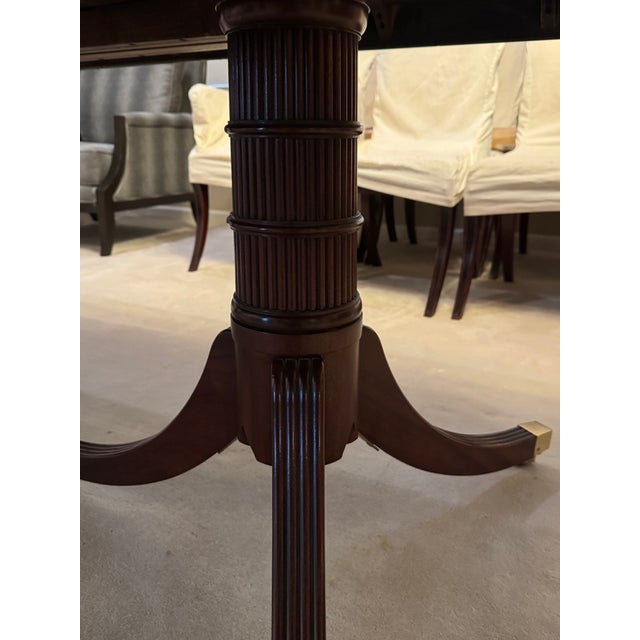 1990s Regency Dining Table and Chairs For Sale - Image 14 of 18