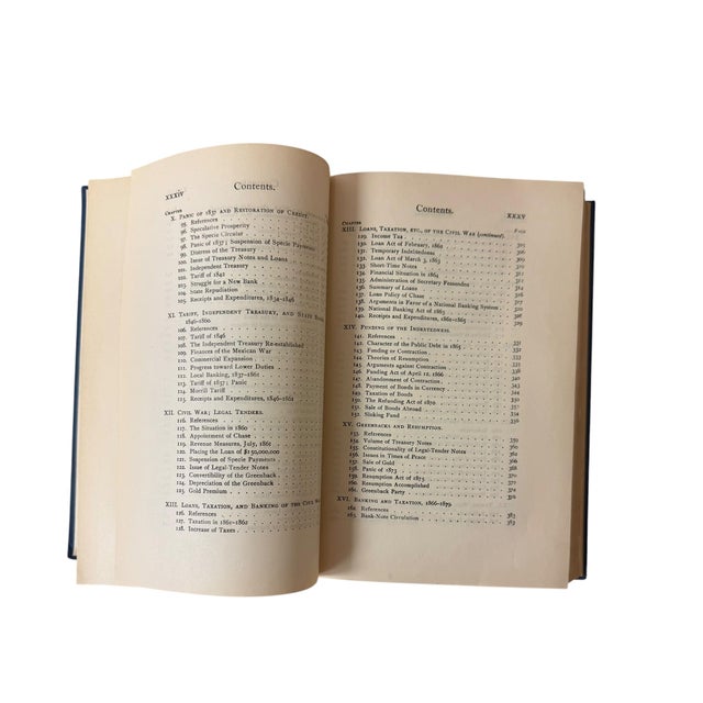 1928 Financial History of the United States Hardcover Book For Sale - Image 11 of 15