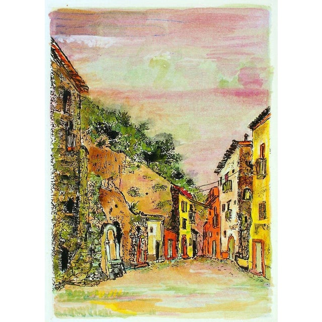 Etching and Watercolour (hand coloured) Very good conditions.