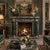 Traditional Fireplace in Green Alpine Marble, 1940s For Sale - Image 3 of 3