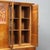 Brown Art Deco Display Cabinet Veneered in Maple Burl For Sale - Image 8 of 16