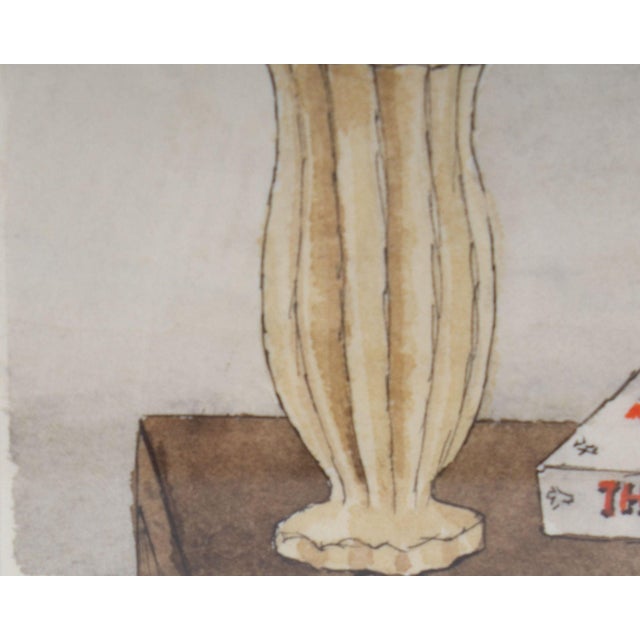 1990s 1990 Watercolor Still Life Painting Signed by Artist James Spencer Russell For Sale - Image 5 of 9