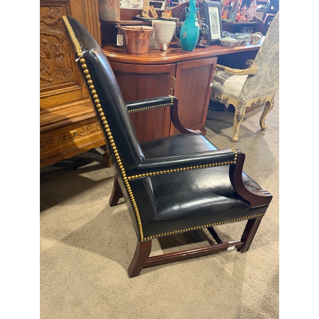 2020s Hancock and Moore "Jefferson" Chair For Sale - Image 5 of 6