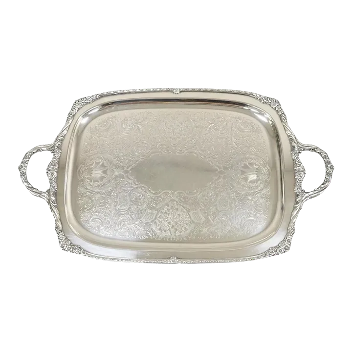 Mid 20th Century Rogers Bros. 1847 Heritage 9493 Large Silver