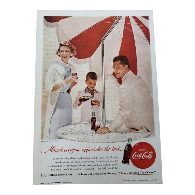 1950s Coca-Cola Advertisement For Sale
