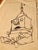 China ink and pencil drawing. Not signed. Good condition. This piece is attributed to the mentioned designer/maker. It has...