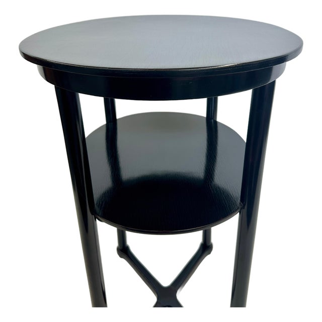Early 20th Century A Pair of Vienna Secession Oval Two-Tier Side Tables by Josef Hoffmann For Sale