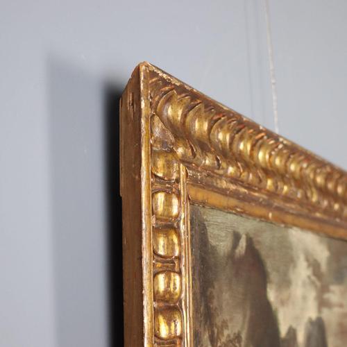 Neapolitan School, attributed to Scipione Compagno, The Crossing of the Red Sea, 17th Century, Oil on Canvas, Framed For Sale - Image 10 of 12