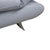 Animal Skin Leather Three-Seater Blue Ice Blue Manual Function Sofa by Koinor Rossini For Sale - Image 7 of 16