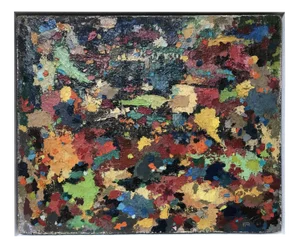 René Marie, Composition, 1956, Oil on Canvas