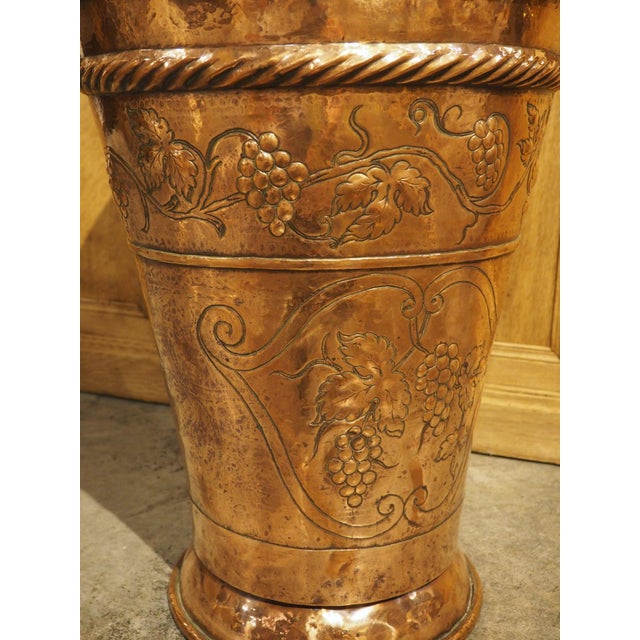 More information coming soon… The repousse craftsmanship of this ceremonial French copper hotte is outstanding. The highly...