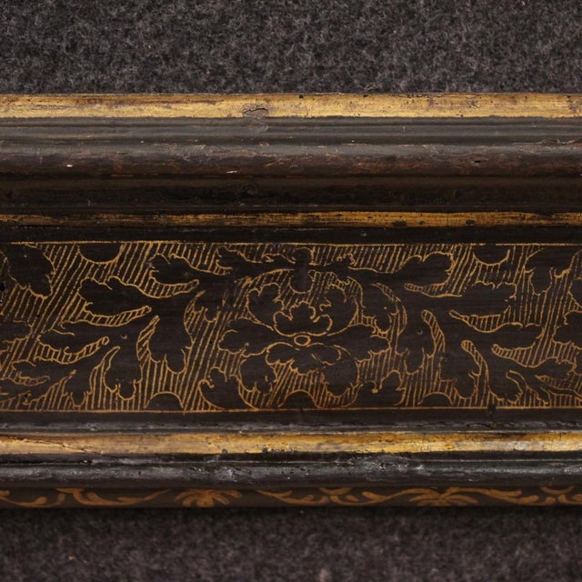 20th Century Lacquered and Gilded Tuscan Frame, 1930s For Sale - Image 9 of 16