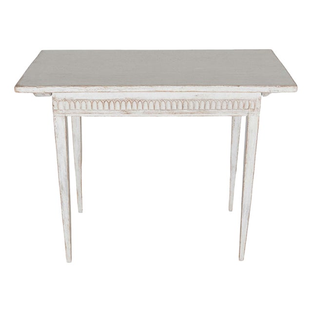 19th Century Swedish Gustavian Painted Side Table For Sale