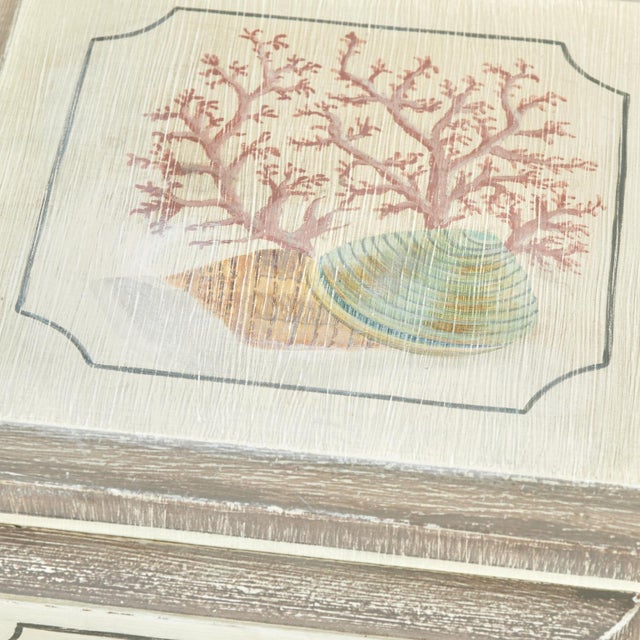 Vintage Ocean Inspired Tall Chest by Maitland Smith For Sale In West Palm - Image 6 of 12