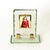 Nile Green Chiseled Crystal and Brass Photo Frame from Fontana Arte, Italy, 1950s For Sale - Image 13 of 14