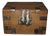 Oak Chest with Iron Bands, 18th Century For Sale