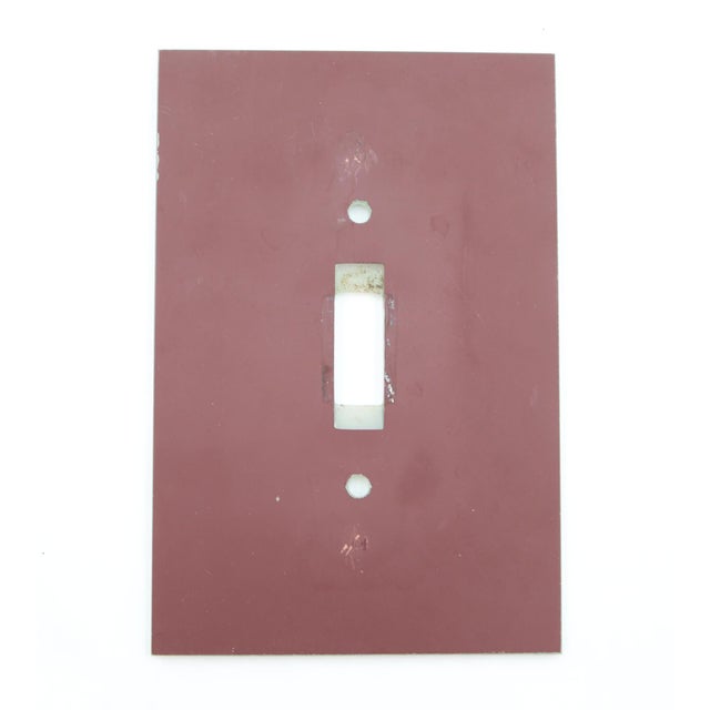 Traditional Beveled Mirror Single Gang Toggle Switch Wall Plate For Sale - Image 3 of 3