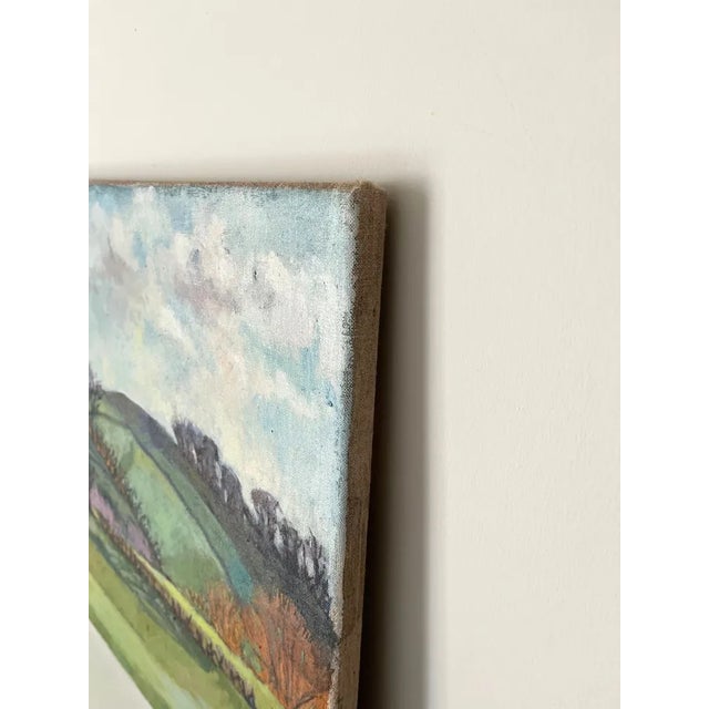 British Artist, Somerset Countryside Scene, 20th Century, Oil on Canvas For Sale - Image 6 of 7