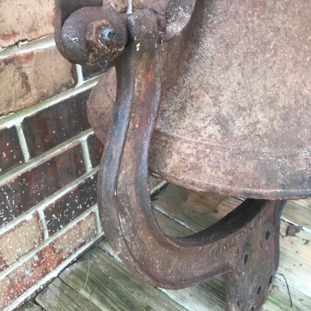 Metal 1800s Crystal Metal No 3 Complete Cast Iron Bell For Sale - Image 7 of 15