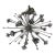 Jonathan Adler Large Sputnik Chandelier in Polished Nickel For Sale