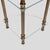 Vintage Italian Three-Tier Glass and Brass Side Table, 1960s For Sale - Image 3 of 9