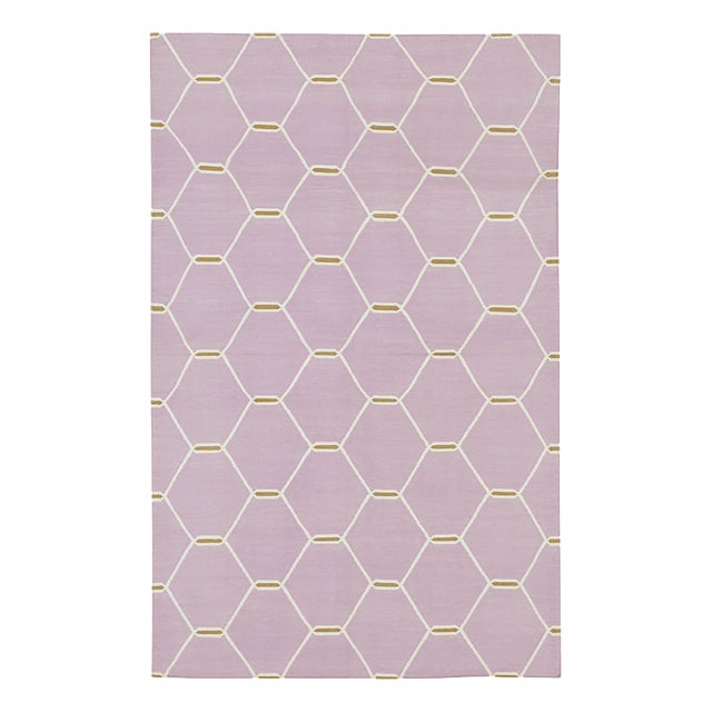 Vintage Flatweave Dhurrie Rug For Sale