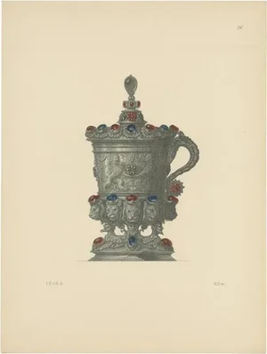 Hefner-Alteneck, A Pokal Design, 1890, Print