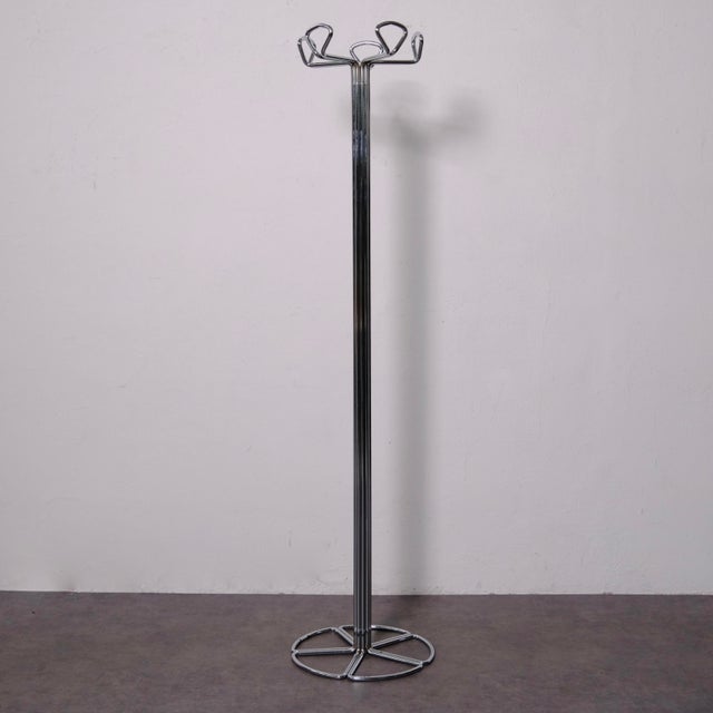 Chromed Metal Floor Coat Rack from Fiarm, 1960s For Sale - Image 11 of 18
