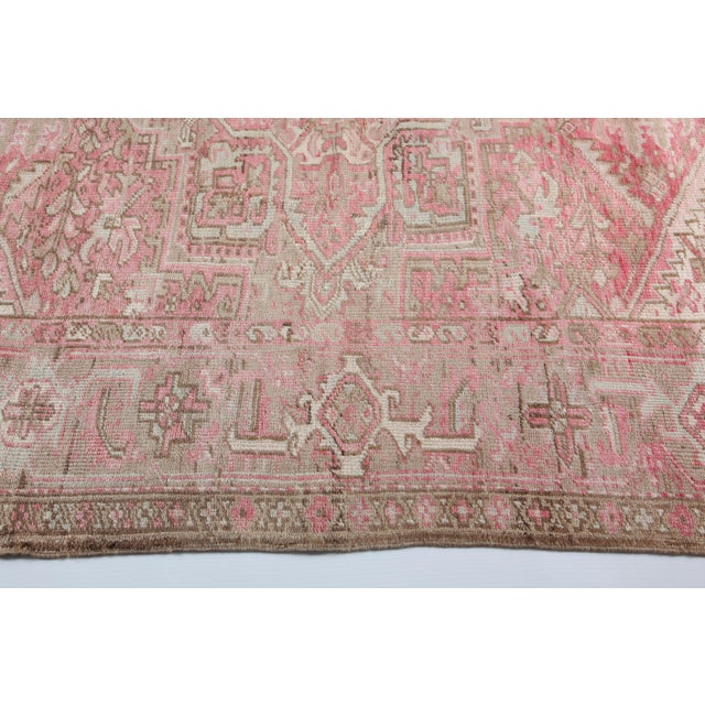 1940s Handmade Tribal Rug -6' 7'' X 8' 6'' For Sale - Image 12 of 15