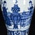 Vintage Blue and White Porcelain Meiping Vase With Figural Garden Scene For Sale - Image 9 of 9
