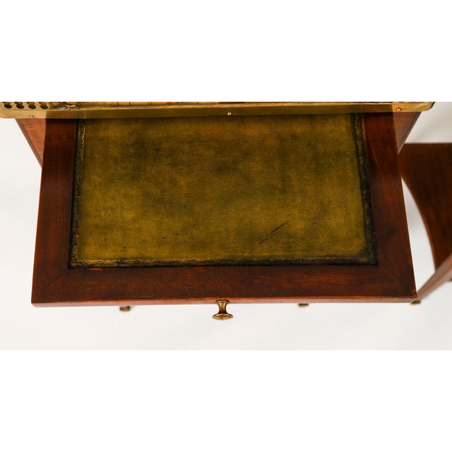 Antique French Walnut and Tulipwood Bedside Cabinets, 1900s, Set of 2 For Sale - Image 5 of 18