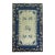 Early 20th Century Zabihi Collection Cream and Blue Chinese Rug - 6'2" x 9' For Sale
