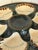 Ceramic Pair of French Longchamp Barbotine Oyster Serving Plates, Circa 1900 For Sale - Image 7 of 12