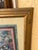 Wood Vintage Floral Still Life Signed , Framed & Matted For Sale - Image 7 of 7