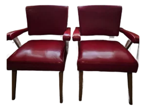 Atomic 1950s Mid-Century Modern Viking Artline Chairs - Set of 2