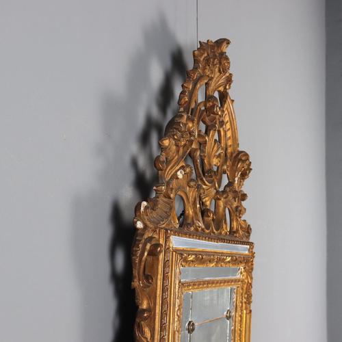 Gold Carved and Gilded Baroque Style Mirror For Sale - Image 8 of 11