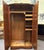 Curvaceous Deco Walnut Armoire. Labelled & Fitted Interior c.1930's For Sale - Image 9 of 10