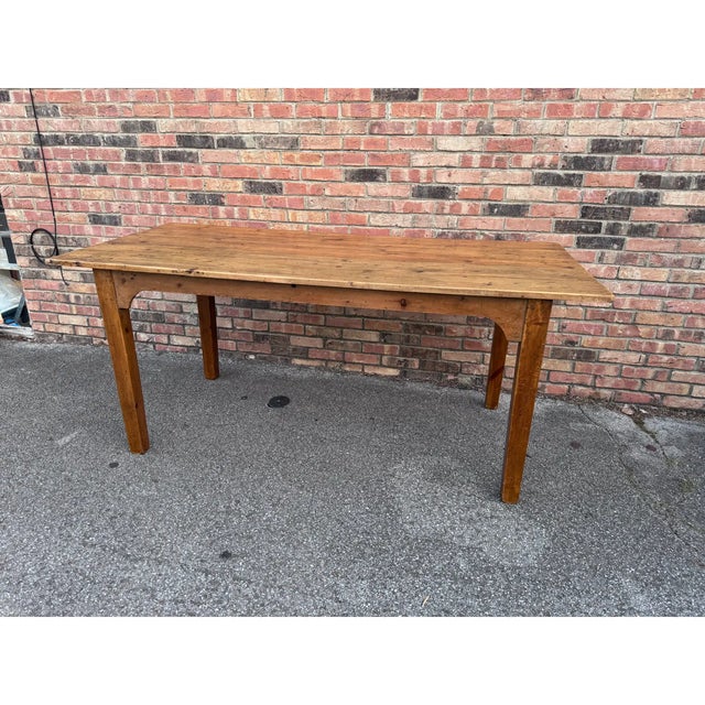 19th Century English Pine Table For Sale - Image 9 of 10