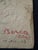 Lovely colored pencil sketch by Dimitrie Berea of a young girl signed by the artist during his time in Kent, England in...