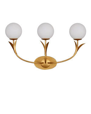Currey & Company Rossville Triple-Light Wall Sconce