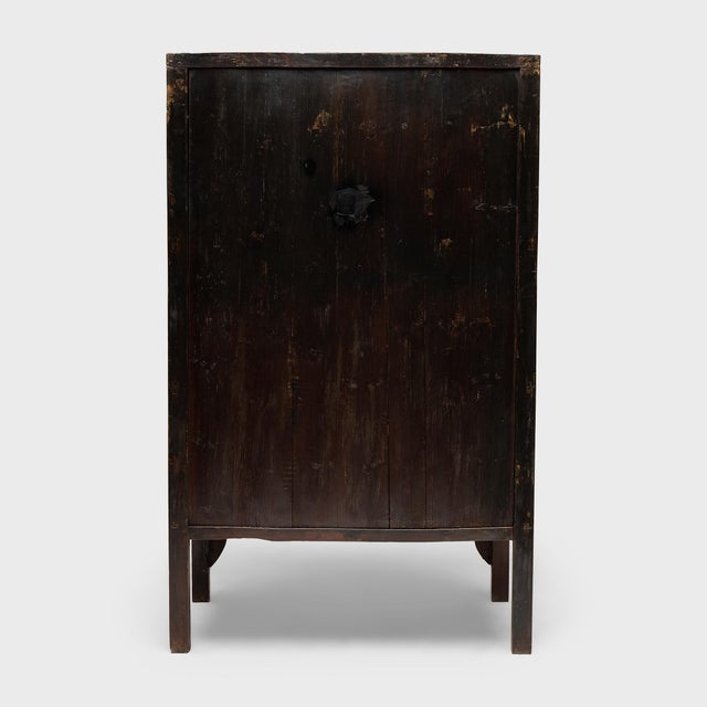 Mid 19th Century Chinese Red Lacquer Wedding Cabinet, C. 1850 For Sale - Image 5 of 5