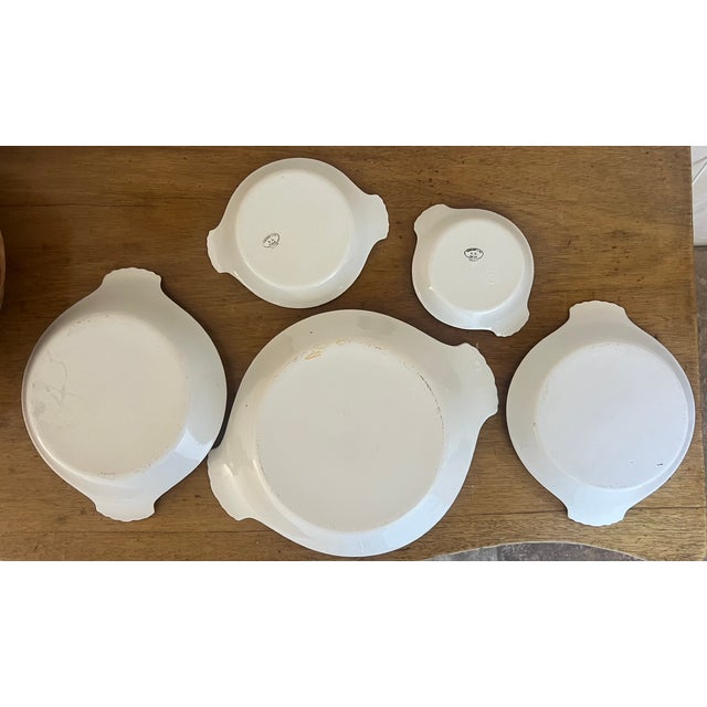 French Nesting Bowl by Louis Louriou-Set of 5 For Sale - Image 9 of 9