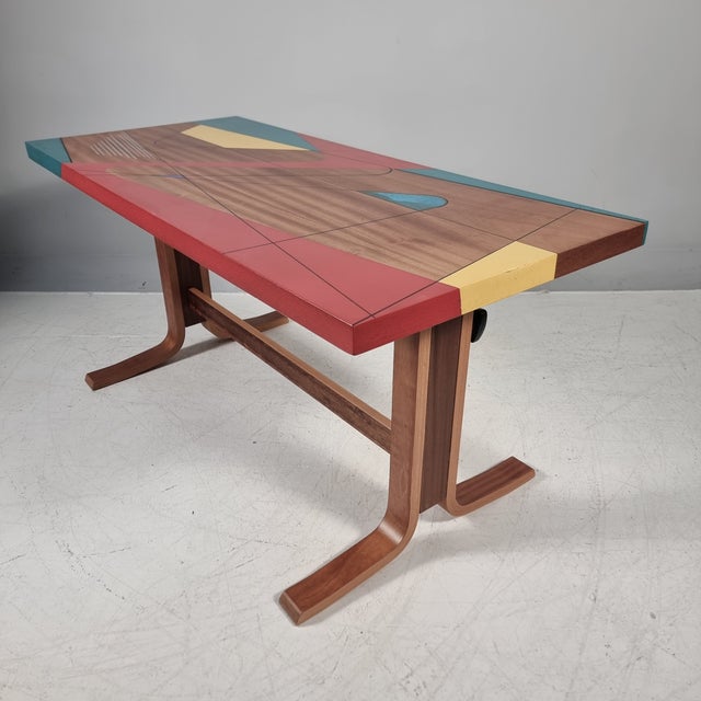 Vintage Beech Table, 1970s For Sale - Image 4 of 11