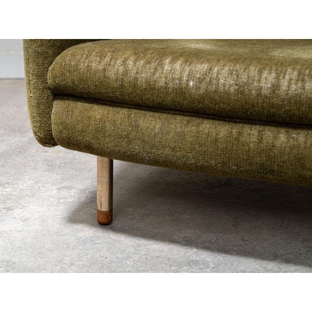 Forest Green Dachshund Armchairs by Michel Mortier for Steiner, 1963, Set of 2 For Sale - Image 8 of 13