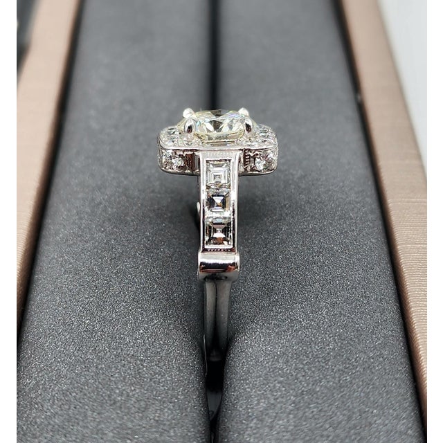 2.00 Ct Diamond Engagement Ring Size 5.5 For Sale In Chicago - Image 6 of 9