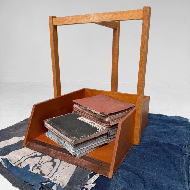 Vintage Japanese Wooden Chiritori Dustpan with Copper Rim, 1960s For Sale - Image 12 of 14