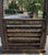 This one-of-a-kind rustic standalone home wine liquor bar counter cabinet is repurposed from an 8-foot tall and 5-foot...