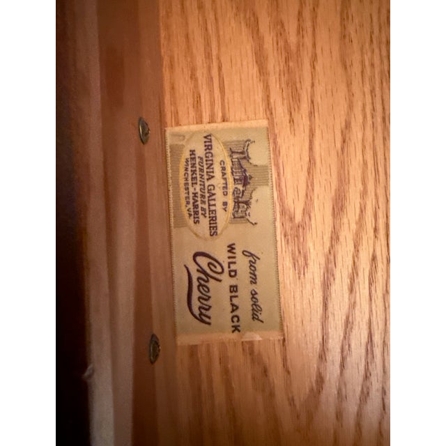 Henkel & Harris Cherry 124/24 10 Drawer Dresser For Sale - Image 9 of 9