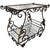 19th Century French Table Iron Bar Cart with Wheels and Two Mirror Tops For Sale - Image 15 of 18