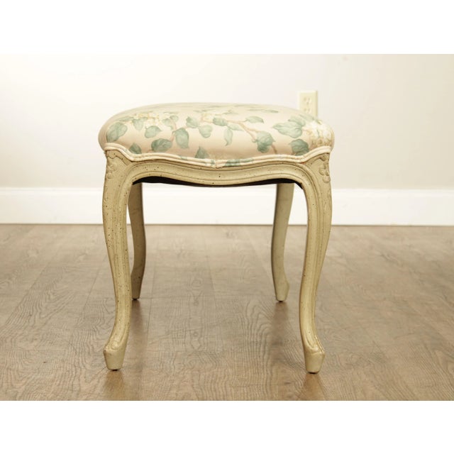 Wood French Louis XV Style Painted Window Bench For Sale - Image 7 of 13